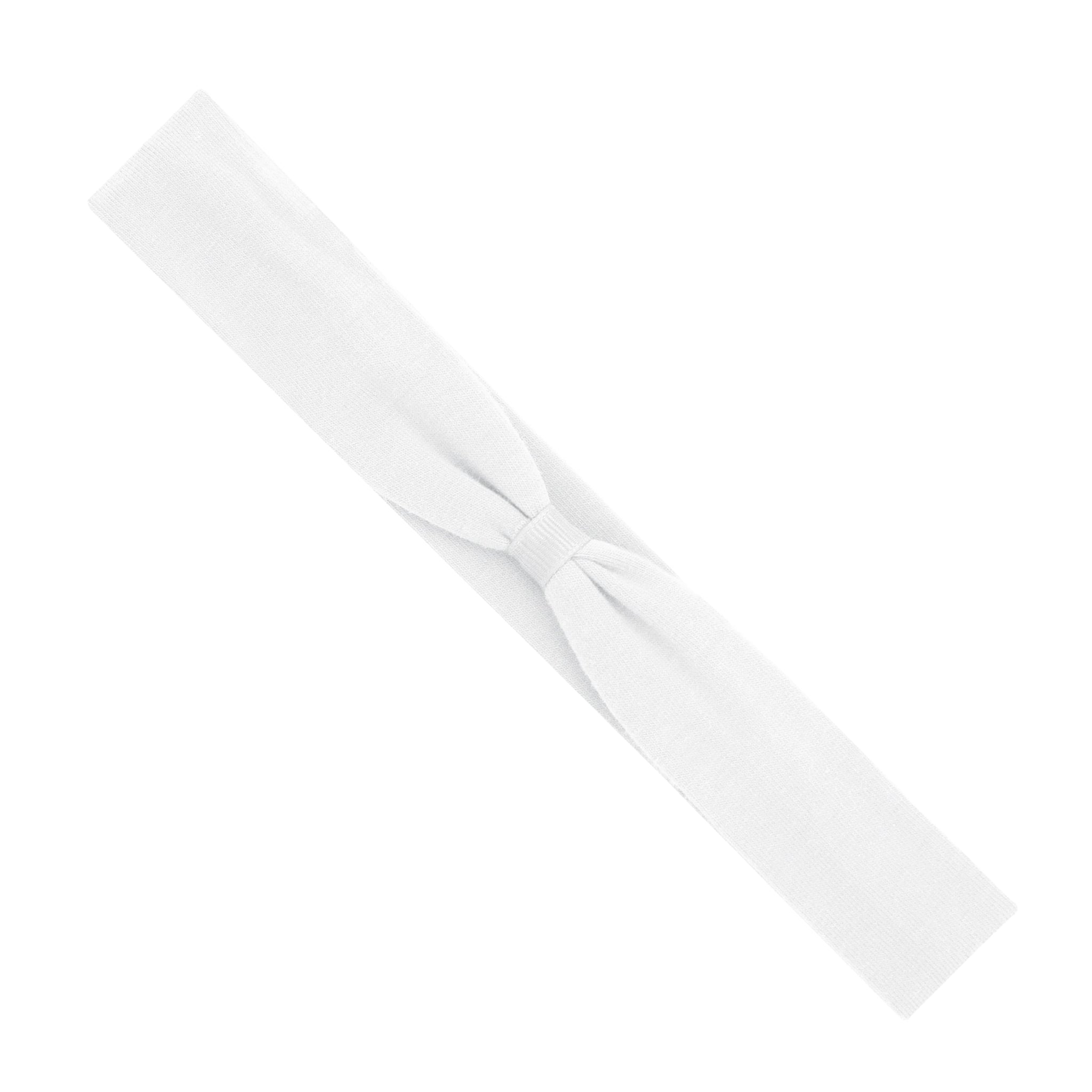 Add-a-Bow Cotton Jersey Baby Girls Hair Wrap